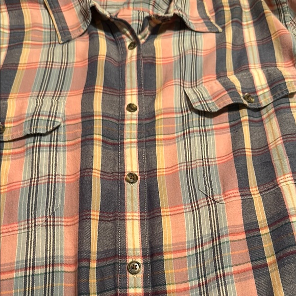Chaps Multicolor Plaid Button-Up Shirt - Picture 5 of 7